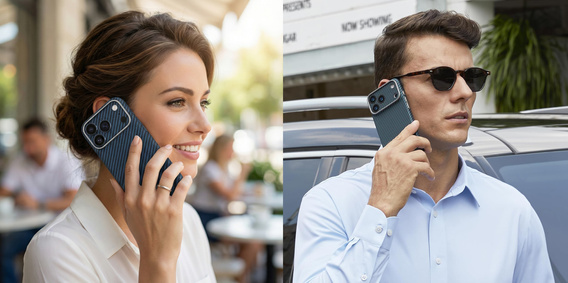 ERBORD Full Kevlar pouzdro pro MagSafe pro iPhone 17 Pro