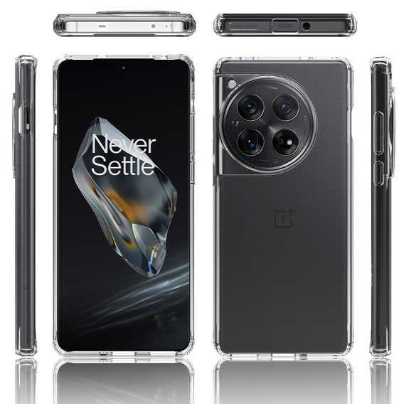 Pouzdro pro OnePlus 12 5G, Fusion Hybrid, průhledné