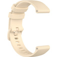 Pasek Silikonowy 18mm do Garmin Vivomove 3S / Vivoactive 4S, Beige