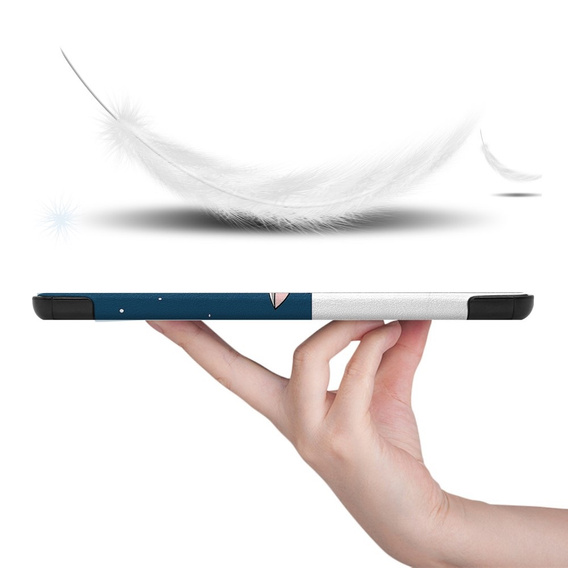 Pouzdro pro Samsung Galaxy Tab S10 Lite / S10 FE / S9 FE, s klopou, sleeping cat