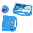 Dětské pouzdro pro iPad Air 10.9" 2022/2020 (5/4 gen.) / Pro 11" 2022/2021/2020 (4/3/2 gen.), Cute Patterns, se stojánkem, modré
