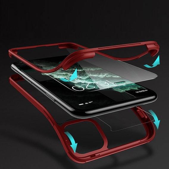 Pouzdro pro iPhone 11 Pro Max, ERBORD Guardian, červené