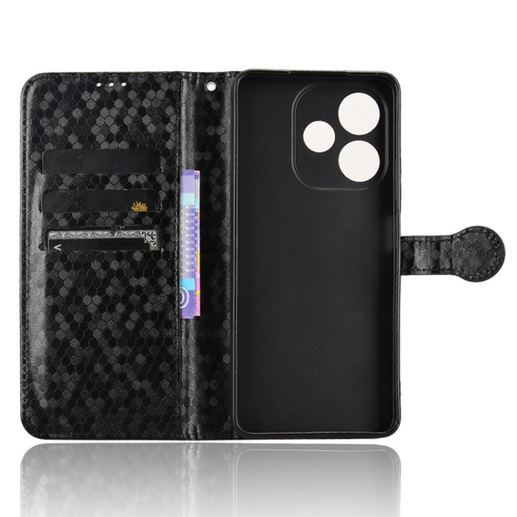 Flipové pouzdro pro Oppo A5 Pro 5G, Wallet Rhombus, černé