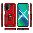 Pancéřové pouzdro pro OPPO A54 5G/A74 5G/A93 5G, Nox Case Ring, červené