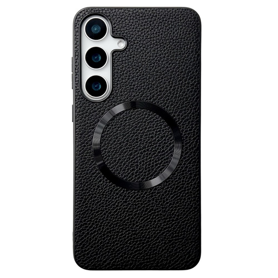 Pouzdro pro Samsung Galaxy A56 5G, Leather Hybrid MagSafe, černé