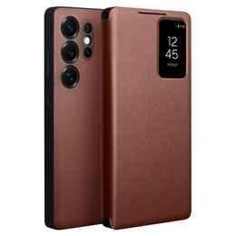 Kožené pouzdro s klopou QIALINO pro Samsung Galaxy S25 Ultra