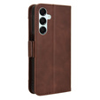 Klopové pouzdro pro Samsung Galaxy A16, Card Slot, hnědé
