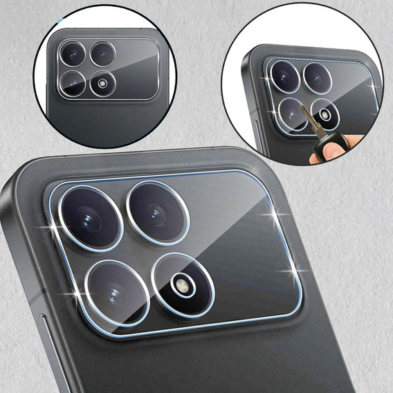 2x tvrzené sklo ERBORD pro fotoaparát Xiaomi Poco F8 Pro