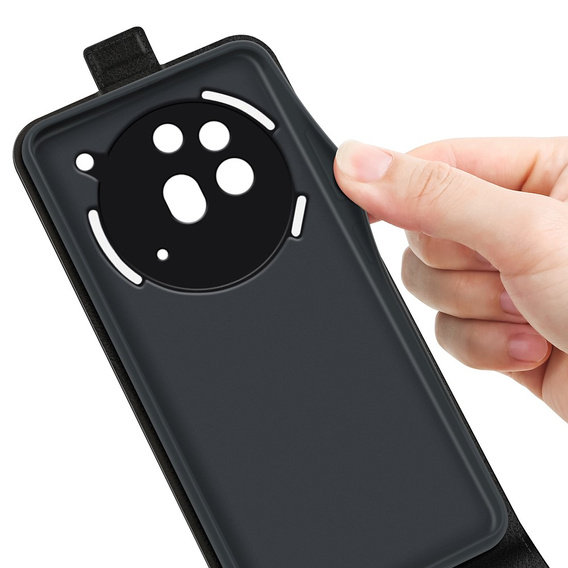 Klopové pouzdro pro Nothing Phone 3a Pro, Flip, černé