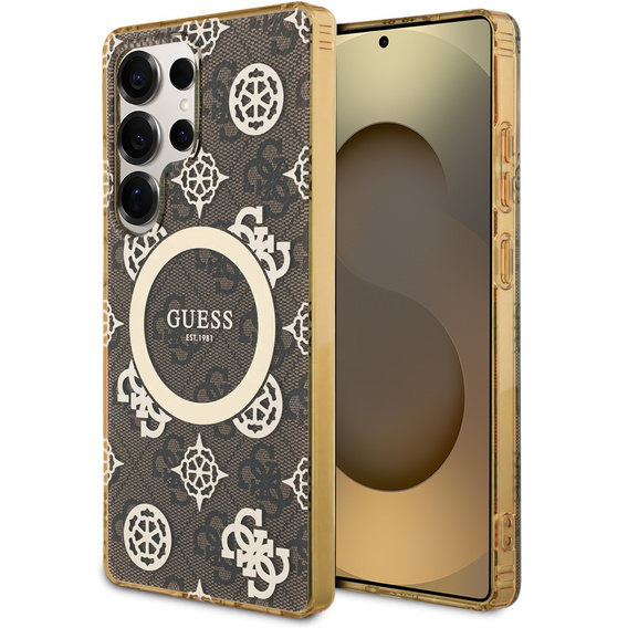 Pouzdro GUESS Magnetic IML Peony pro Samsung Galaxy S25 Ultra