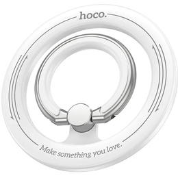 Magnetický držák HOCO GH1 na prst s funkcí podstavce – bílý