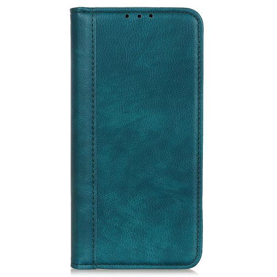Flipové pouzdro pro Honor 200 Pro 5G, Split Leather, zelené