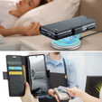 CASEME Litchi Wallet flipové pouzdro pro Samsung Galaxy Z Fold7 5G