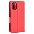 Klopové pouzdro pro Ulefone Note 12P, Wallet Litchi Magnet, červené