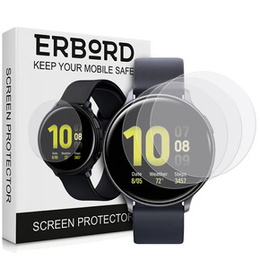 3x ERBORD Hydrogelová fólie pro Samsung Galaxy Watch Active 2 40mm