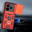 Pouzdro pro Xiaomi Redmi Note 14 4G, CamShield Slide, červené