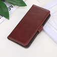 Klopové pouzdro pro T Phone 3 5G, Crazy Horse Wallet, hnědé
