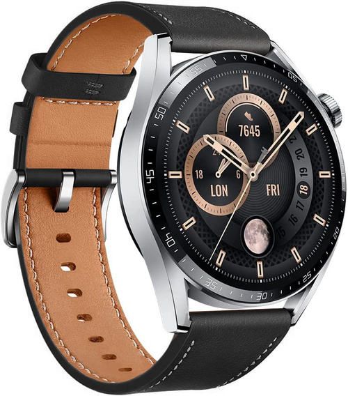 Univerzální kožený řemínek pro hodinky s šířkou uchycení 22 mm, černý