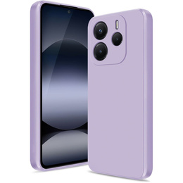 Pouzdro pro Xiaomi Redmi Note 14 4G, Silicone Lite, fialové