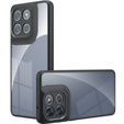 Pouzdro pro Xiaomi Redmi 15 5G / 4G, s ochranou fotoaparátu, průhledné s černými boky