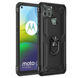 Pancéřové pouzdro pro Motorola Moto G9 Power, Nox Case Ring, černé