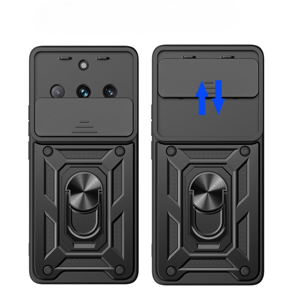 Pouzdro pro Realme 11 Pro 5G / 11 Pro+ 5G, CamShield Slide, černé