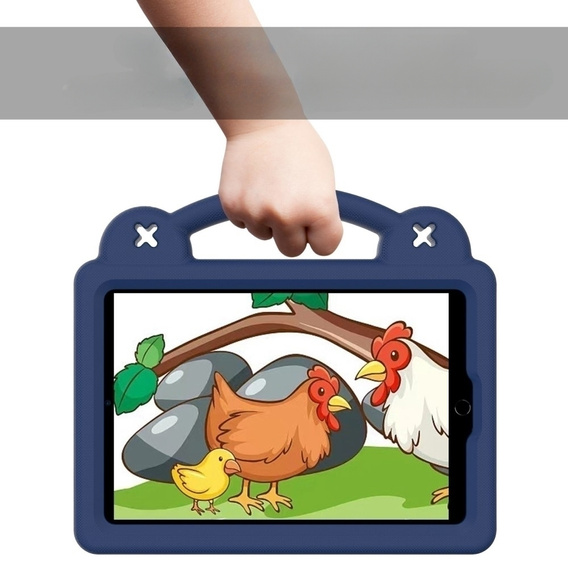 Dětské pouzdro pro iPad mini 7.9" 2019/2015/2014/2013/2012 (5/4/3/2/1 gen.), Cute Patterns, se stojánkem, námořnicky modré