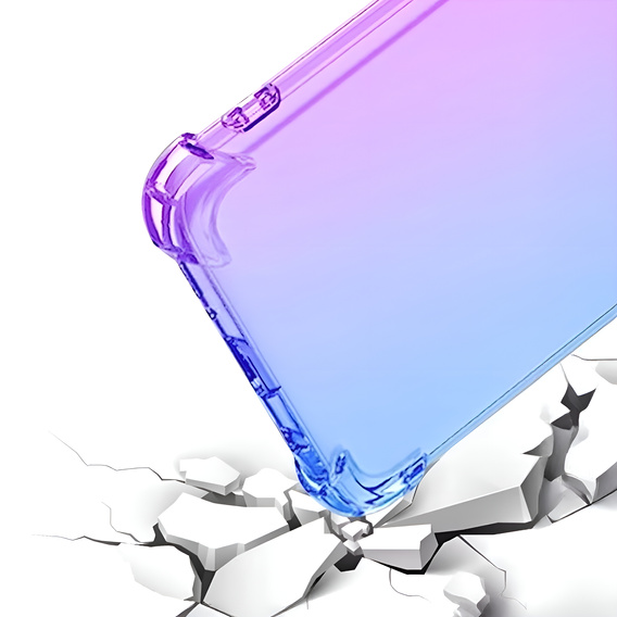 Pouzdro pro Honor 400 Lite, Gradient Dropproof, Fialová / modrá