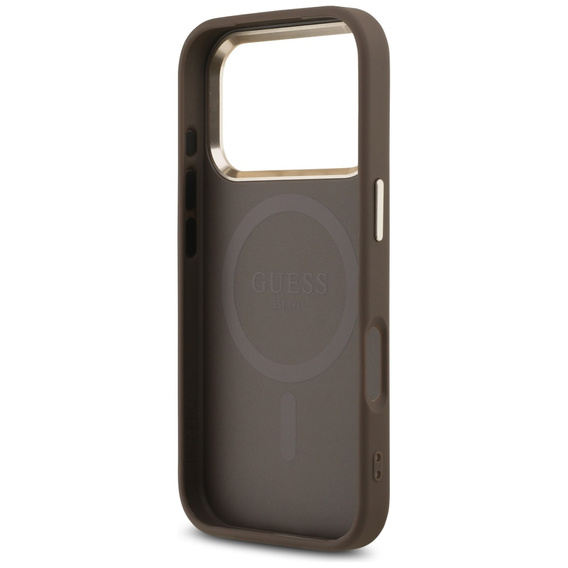 Pouzdro Guess 4G Triangle Logo MagSafe pro iPhone 17 Pro