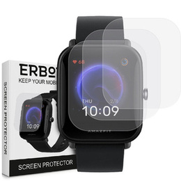 3x ERBORD Hydrogelová fólie pro Amazfit Bip U Pro