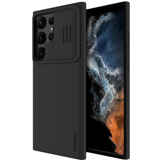 Pouzdro pro Samsung Galaxy S23 Ultra, obrněné Nillkin, CamShield Pro, černé