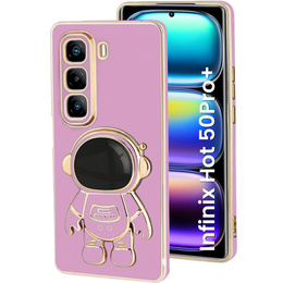 Pouzdro pro Infinix Hot 50 Pro+ 4G, Astronaut, fialové