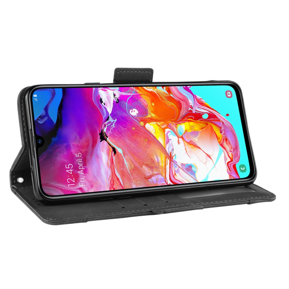 Klopové pouzdro pro Samsung Galaxy A20s, Card Slot, černé