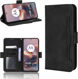 Klopové pouzdro pro Motorola Moto G86 5G, Card Slot, černé
