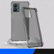 IMAK pouzdro pro Motorola Moto G53 5G, Dropproof, transparentní / černé