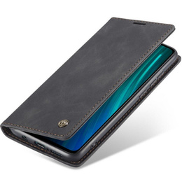 Pouzdro CASEME pro Xiaomi Redmi Note 8 Pro, Leather Wallet Case, černé