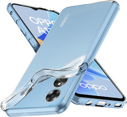 Tenké pouzdro pro Oppo A17, Slim, průhledné