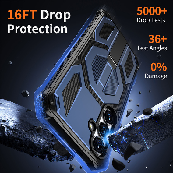 Ochranné pouzdro s podstavcem kompatibilní s MagSafe pro Samsung Galaxy S25 FE