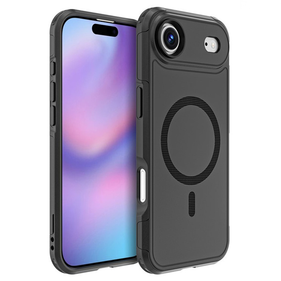 Pouzdro MagForce pro iPhone Air, pro MagSafe, pancéřované, černé