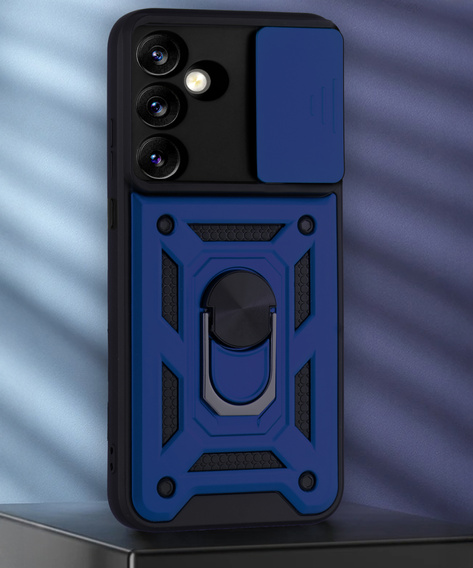 Pouzdro pro Samsung Galaxy S24 FE, CamShield Slide, modré