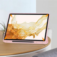 Pouzdro pro Samsung Galaxy Tab S10+ Plus, Smartcase s prostorem pro stylus, růžové