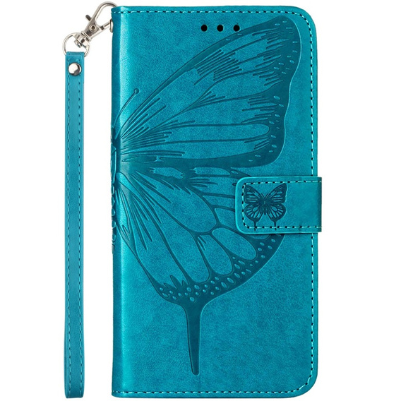 Klopové pouzdro pro Realme 12 Pro 5G, Butterfly, modré