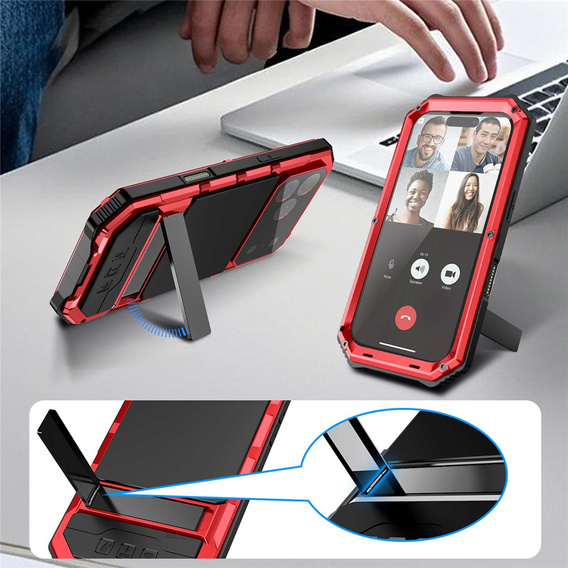 Pouzdro s podstavcem R-JUST pro iPhone 17 Pro