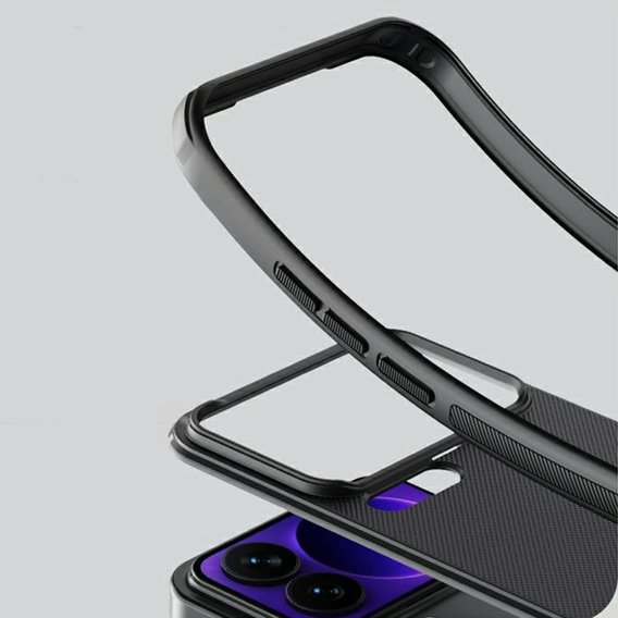 Pouzdro NILLKIN Frosted Shield Pro MagSafe pro Xiaomi 17 Pro, černé