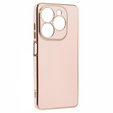 Pouzdro pro Infinix Hot 40i, Glamour CamShield, růžové rose gold