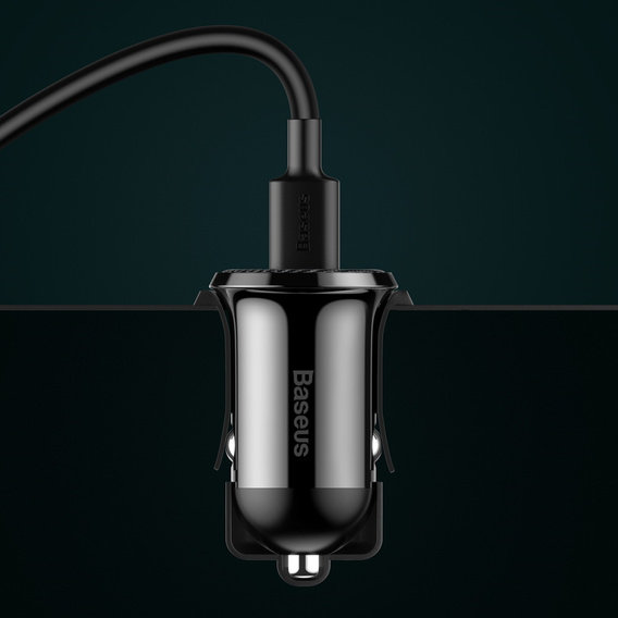 Baseus nabíječka do auta Grain Pro 2x USB 4,8A pro zařízení napájená přes USB – univerzální