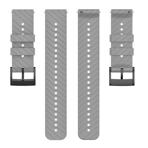 Univerzální silikonový řemínek 22 mm, šedá