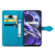 Klopové pouzdro pro Realme 8i, Mandala, modré