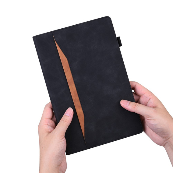 Pouzdro pro Xiaomi Pad 7, Classic, s prostorem pro stylus, hnědé