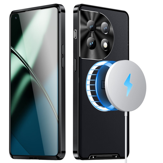 Ochranné pouzdro na fotoaparát pro OnePlus 12 5G, CamShield MagSafe, transparentní / černé